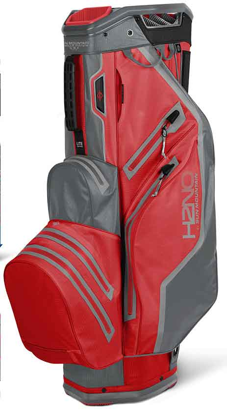 Sun Mountain Golf Sun Mountain H2NO Lite Cart (Red/Nickel/Cadet)