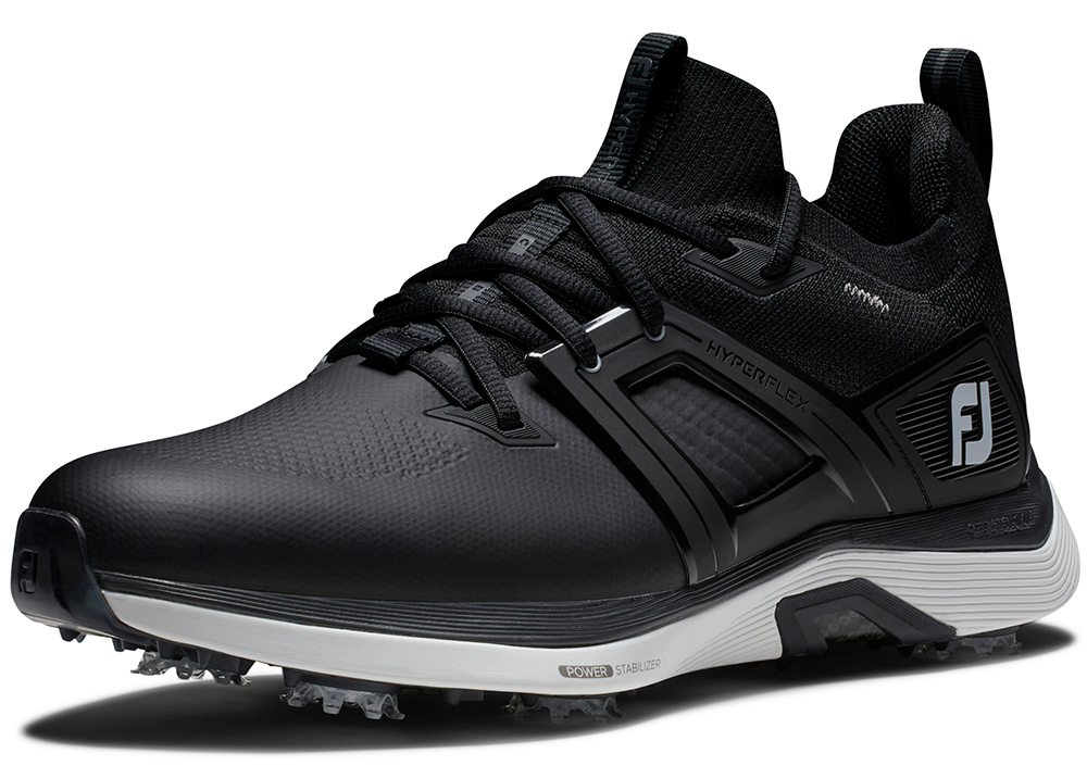 FootJoy Golf FootJoy HyperFlex Carbon Mens Golf Shoes - Black/White/Grey - Image 3