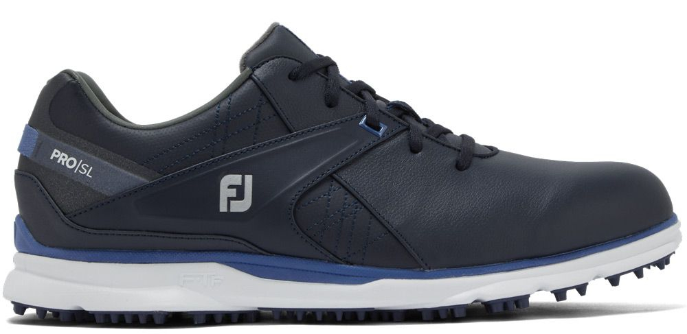 FootJoy Golf FootJoy Pro SL Golf Shoes - Navy/Light Blue