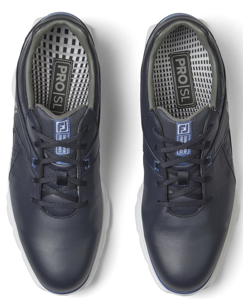 FootJoy Golf FootJoy Pro SL Golf Shoes - Navy/Light Blue - Image 3