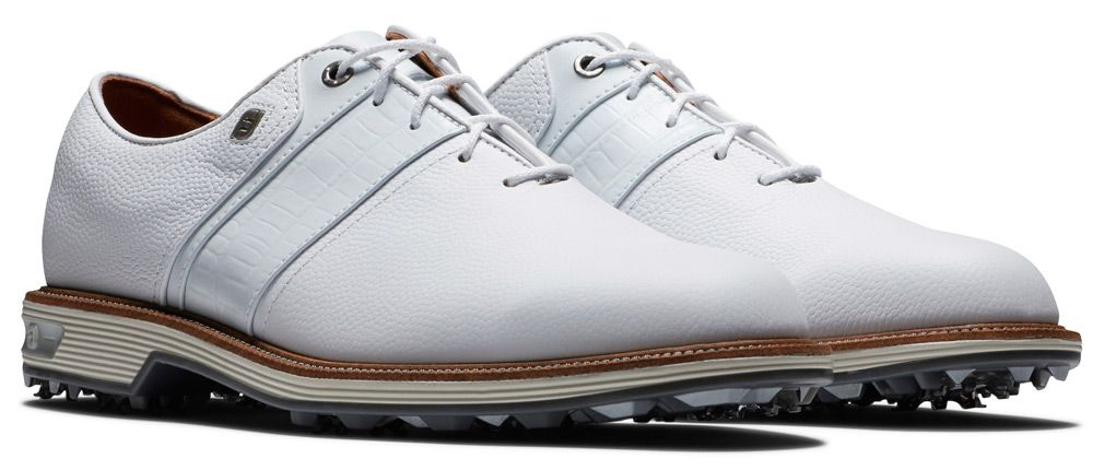 FootJoy Golf FootJoy DryJoys Premiere Series Packard Golf Shoes - White - Image 5