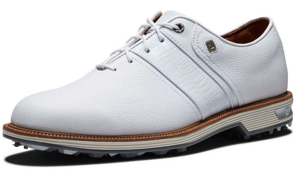 FootJoy Golf FootJoy DryJoys Premiere Series Packard Golf Shoes - White - Image 2
