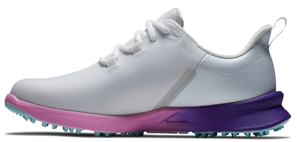 FootJoy Golf FootJoy Fuel Sport Womens Golf Shoes - White/Purple/Pink - Image 2