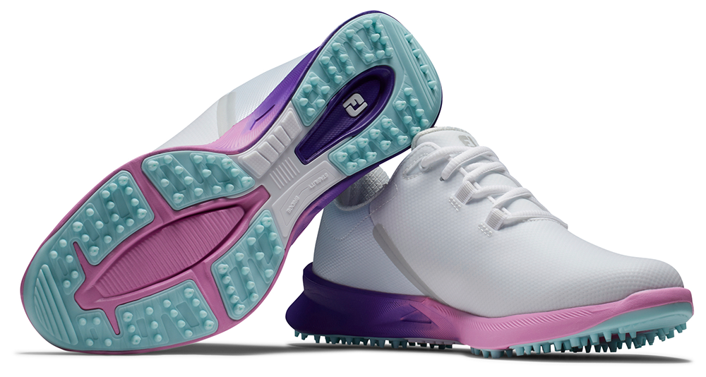 FootJoy Golf FootJoy Fuel Sport Womens Golf Shoes - White/Purple/Pink - Image 5