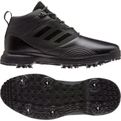 ADIDAS Climaproof Traxion Mid Golf Shoe - Core Black/Core Black/Dark Silver Metallic