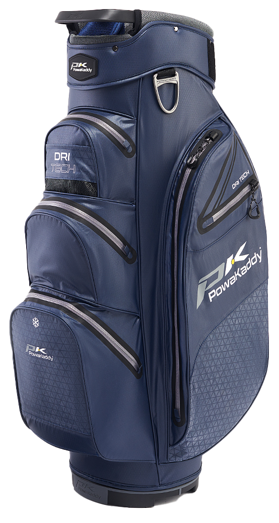 Powakaddy Golf NEW PowaKaddy Dri-Tech Cart Bag - Blue With Cool Grey Trim