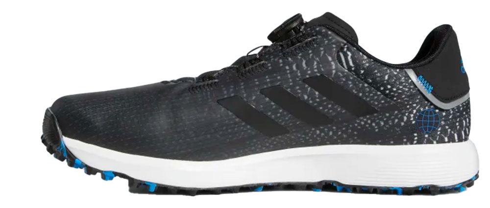 ADIDAS S2G BOA Wide Spikeless Golf Shoes - Core Black / Core Black / Grey Six - Image 2