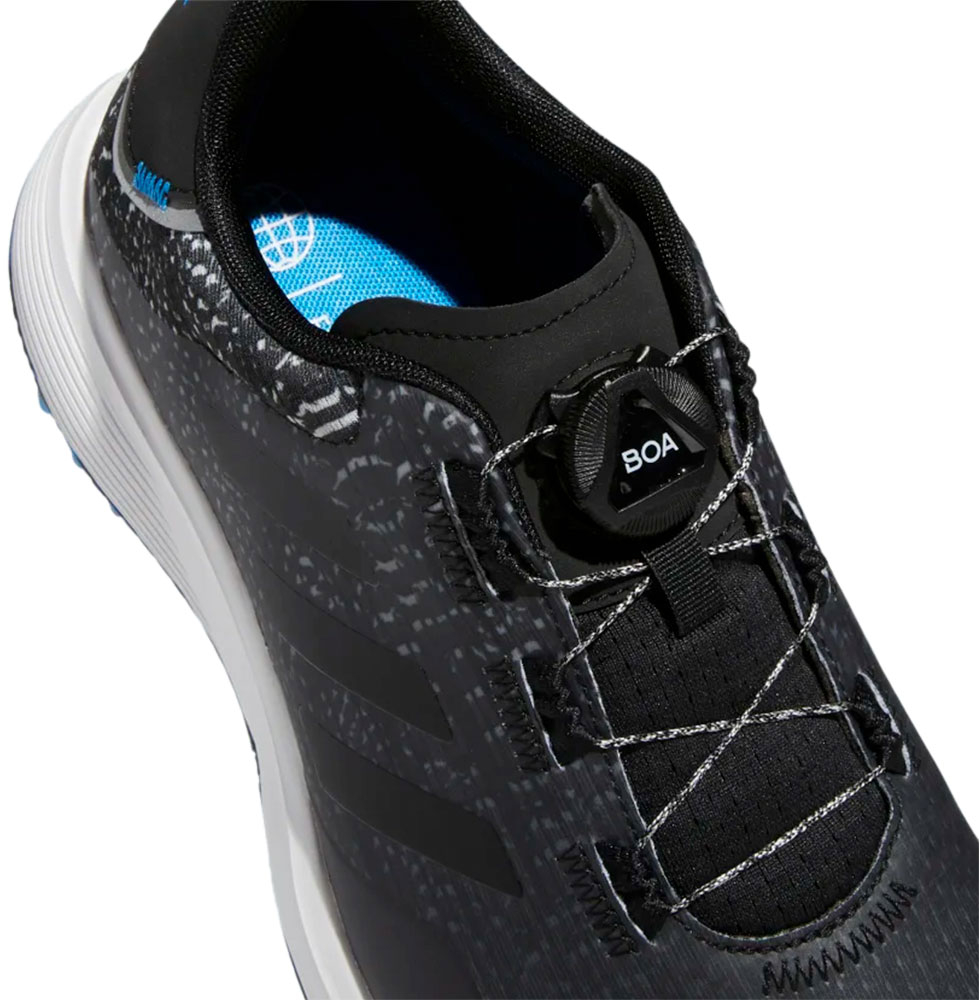 ADIDAS S2G BOA Wide Spikeless Golf Shoes - Core Black / Core Black / Grey Six - Image 4
