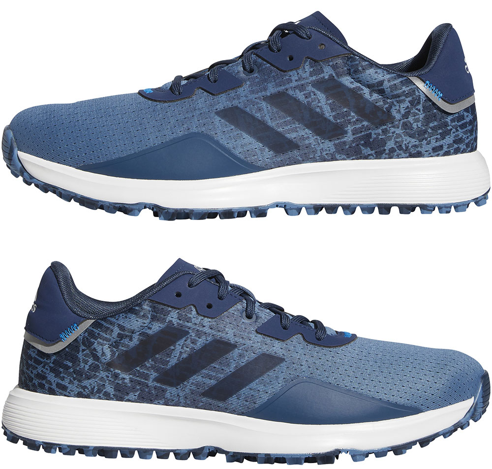 ADIDAS S2G SL Golf Shoe - Altered Blue / Crew Navy / Cloud White - Image 8