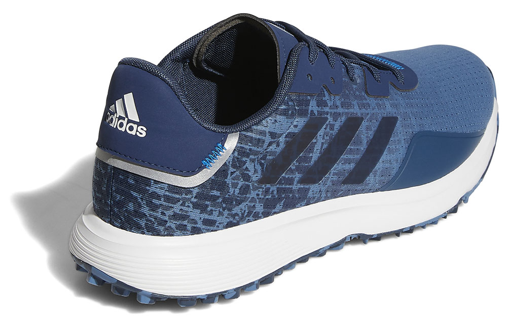 ADIDAS S2G SL Golf Shoe - Altered Blue / Crew Navy / Cloud White - Image 4