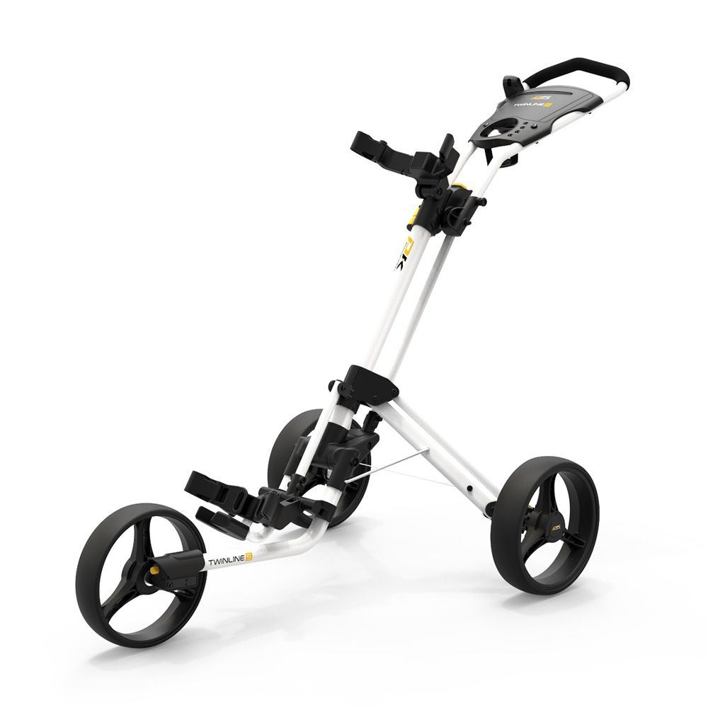 Powakaddy Golf Powakaddy Twinline 5 Lite Push Cart - Gloss White
