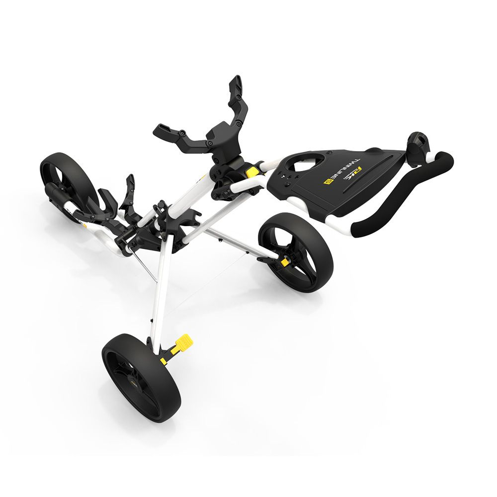 Powakaddy Golf Powakaddy Twinline 5 Lite Push Cart - Gloss White - Image 3