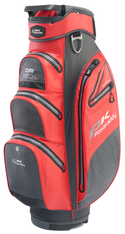 Powakaddy Golf NEW PowaKaddy Dri-Tech Cart Bag - Red With Cool Grey Trim