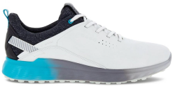ECCO Golf Ecco S-Three Golf Shoes - White/Caribbean
