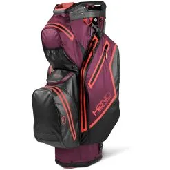 Sun Mountain Golf Sun Mountain H2NO Staff Cart Bag - Black/Berry/Cove