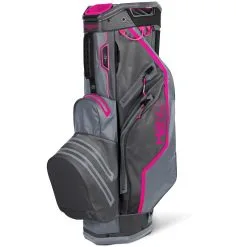 Sun Mountain Golf Sun Mountain H2NO Lite Cart Bag - Gunmetal/Pink/Cadet